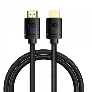کابل HDMI بیسوس مدل CAKGQ-J01 نسخه 2.1 کیفیت 8K طول 1 متر