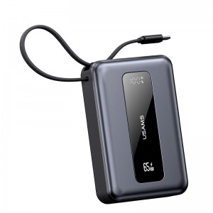 پاوربانک یوسمز مدل Usams US-CD243 ظرفیت 20000 میلی آمپر توان 65 وات