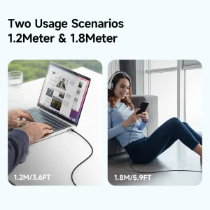کابل شارژ USB به Type-C مک دودو مدل CA-359 طول 1.2 متر توان 100 وات