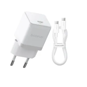 شارژر دیواری بیسوس Palm CCZC20CE توان 20 وات با کابل تایپ سی