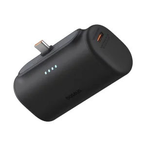پاوربانک تایپ سی بیسوس Compact مدل PPWC05T ظرفیت 5000 میلی آمپر ساعت 20 وات