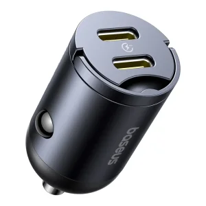 شارژر فندکی بیسوس مدل Tiny Star VCHXX-CC توان 30 وات
