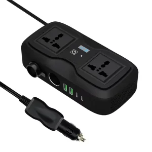اینورتر فندکی ماشین گرین لاین مدل GC-233 توان 200 وات