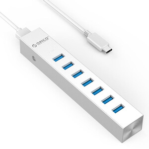 هاب تایپ سی 7 پورت اوریکو مدل ASH7-U3
