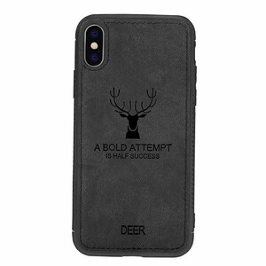 Cloth Texture Deer Case For Samsung Galaxy M10 (2)