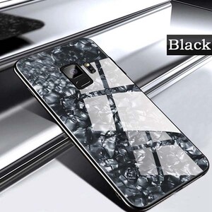 Fashion Marble Glass Case For Samsung Galaxy S9 (4)