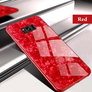 Fashion Marble Glass Case For Samsung Galaxy S6 (1)