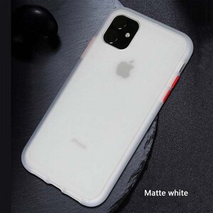 basuse Matte Clear Edge Cover For Apple iPhone 11 (2)