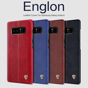 قاب نیلکین مدل Englon Leather موبایل سامسونگ Note 8