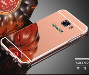 قاب آینه‌ای دور فلزی مناسب برای گوشی سامسونگ Galaxy A8 2016