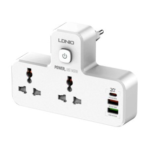 چندراهی برق و USB الدینیو مدل LDNIO SC2311