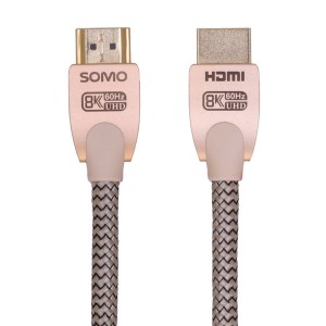 کابل HDMI سومو مدل SH8202 نسخه 2.1 کیفیت 8K طول 2 متر