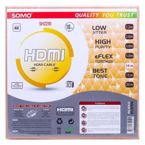 کابل HDMI سومو مدل SH2205 نسخه 2.0 کیفیت 4K طول 5 متر