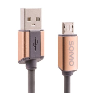 کابل شارژ USB به micro USB سومو مدل SU501 طول 0.2 متر توان 2 آمپر