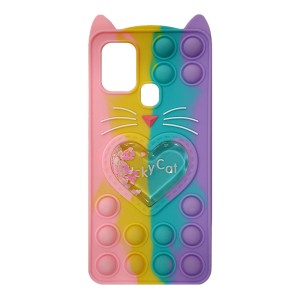 قاب سیلیکونی گربه ای آکواریومی Lucky Cat پاپیتی سامسونگ A21s