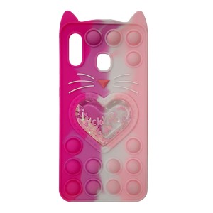 قاب سیلیکونی گربه ای آکواریومی Lucky Cat پاپیتی سامسونگ A20s