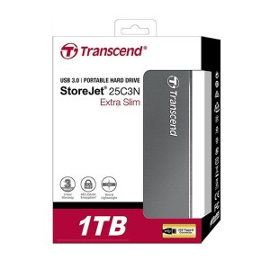 هارددیسک اکسترنال ترنسند مدل StoreJet 25C3N ظرفیت 1 ترابایت