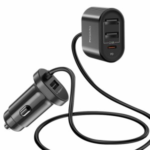 شارژر فندکی و هاب فست شارژ یسیدو مدل Yesido Y41 توان 48 وات