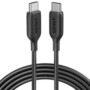 کابل شارژ USB-C به USB-C انکر مدل PowerLine III A8856 طول 1.8 متر توان 100 وات