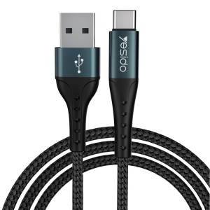 کابل شارژ USB به Type-C یسیدو مدل CA62 طول 1.2 متر توان 3 آمپر