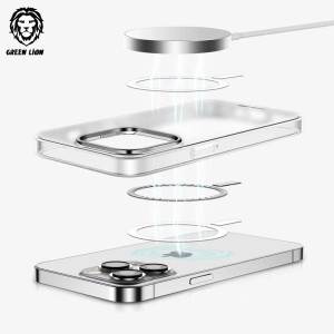 قاب مات مگ سیف گرین لیون مدل GNMTMAG14PM آیفون iPhone 14 Pro Max