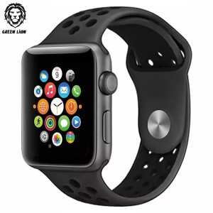 بند سیلیکونی اپل واچ پرودو 44/45 میلی متر Porodo Sport Silicone Watch Band طرح نایک