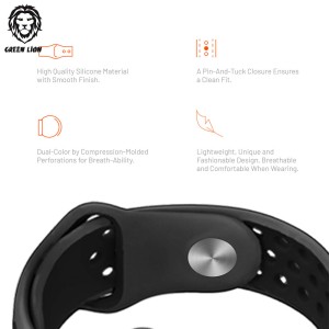 بند اپل واچ پرودو 44/45 میلی متر Porodo Sport Silicone Watch Band طرح نایک