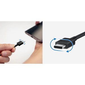 کابل شارژ USB-C به USB-C سامسونگ طرح اصلی طول 1 متر توان 3 آمپر