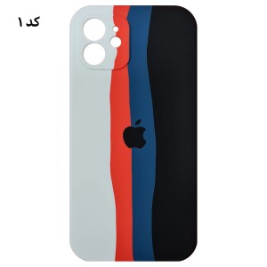 قاب سیلیکونی رنگین کمانی اورجینال آیفون iPhone 12
