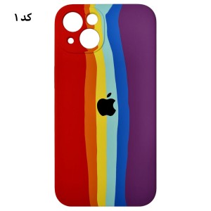 قاب سیلیکونی رنگین کمانی اورجینال آیفون iPhone 13