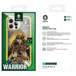 قاب مگنتی جنگجو Warrior Magnetic گرین لاین مدل GNMGW14P آیفون iPhone 14 Pro