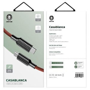 کابل شارژ USB-C به USB-C گرین لاین کازابلانکا Casablanca طول 1.2 متر