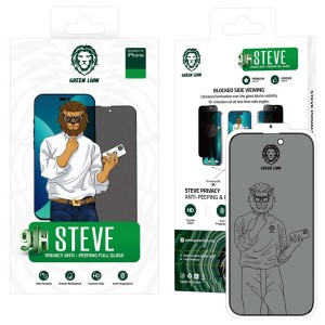 گلس استیو پرایوسی گرین لاین Steve Privacy آیفون iPhone 12/12 Pro