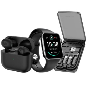 پک 3 در 1 گرین لاین 3IN1 Ultimate Combo Smart Watch/Earbud/Multi Travel Box