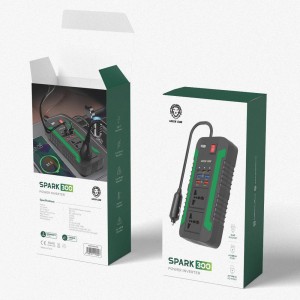 اینورتر و چند راهی برق گرین لاین Green Lion Spark 300 Power Inverter 300W