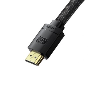 کابل HDMI بیسوس مدل High Definition CAKGQ-K01 نسخه 2.1 کیفیت 8K طول 2 متر