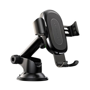 پایه نگهدارنده و شارژ بی سیم داخل خودرو بیسوس WXYL-A01 توان 10 وات