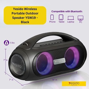 اسپیکر بلوتوثی قابل حمل یسیدو Yesido Outdoor Speaker YSW19
