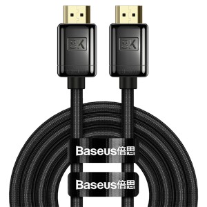 کابل HDMI بیسوس مدل WKGQ000201 نسخه 2.1 کیفیت 8K طول 3 متر