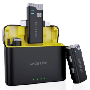 میکروفون یقه ای بی سیم گرین لاین مدل Green Lion 2 in 1 360 Microphone