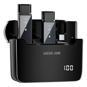 میکروفن بی سیم گرین لاین مدل 2 در 1 نمایشگر دیجیتال تایپ سی