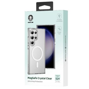 قاب شفاف MagSafe Crystal Clear گرین لاین سامسونگ S24 Ultra