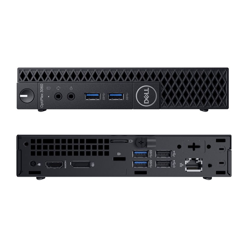 کامپیوتر استوک  تاینی DELL Optiplex 3060 Core i7 8700 ram 16gb DDR4 SSD 256gb