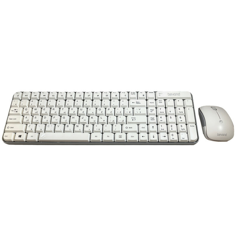 ست کیبورد و ماوس بی‌سیم بی‌سیم مدل BMK-2261RF | اتصال پایدار RF، طراحی ارگونومیک و قیمت مناسب