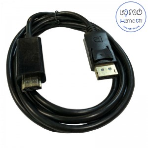 کابل DISPLAY PORT به HDMI X4 net طول 1.80 متر – پشتیبانی از کیفیت 4K + گارانتی 12 ماهه