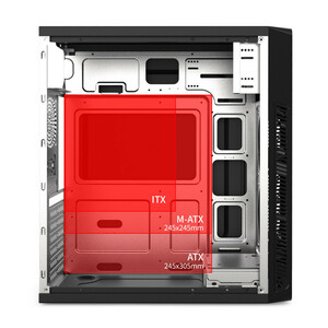 کیس کامپیوتر هایپرکوول مدل A17-USB3.0
