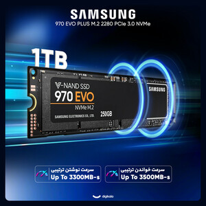 خرید SSD کارکرده Samsung EVO 970 Plus 1TB با گارانتی ،  سلامت 98% | فروشگاه همه چی ای تی