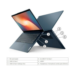 خرید لپ‌تاپ لنوو IdeaPad 5 15IAL7 | i5 نسل 12، رم 16GB، بدنه فلزی - همه چی آی‌تی