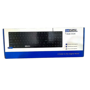 کیبورد سادیتا مدل SK-204 | با حروف فارسی حک شده و طراحی Slim