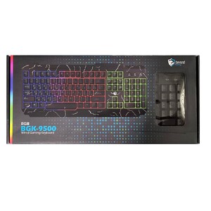 کیبورد گیمینگ بی‌اند مدل BGK-9500؛ شاهکاری خیره‌کننده با نورپردازی RGB و عملکردی بی‌نقص برای پیروزی در میدان نبرد
